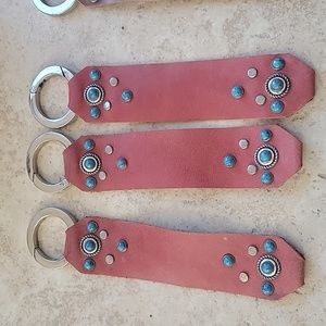 Ruby Roxanne Designs Leather and Rhinestone Bugendy Bracelet